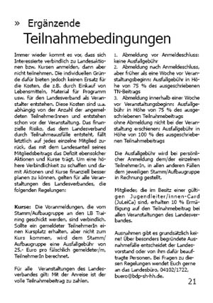 BdP-Erg&auml;nzende Teilnahmebedingungen